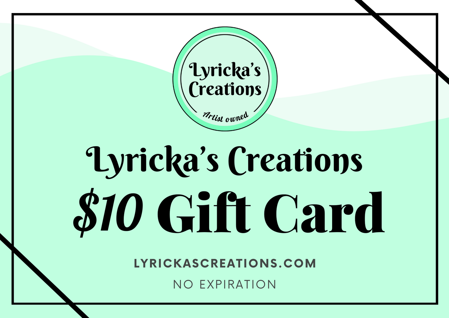 Lyricka's Creations Gift Cards