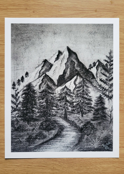 Road Not Traveled 8" x 10" Fine Art Print