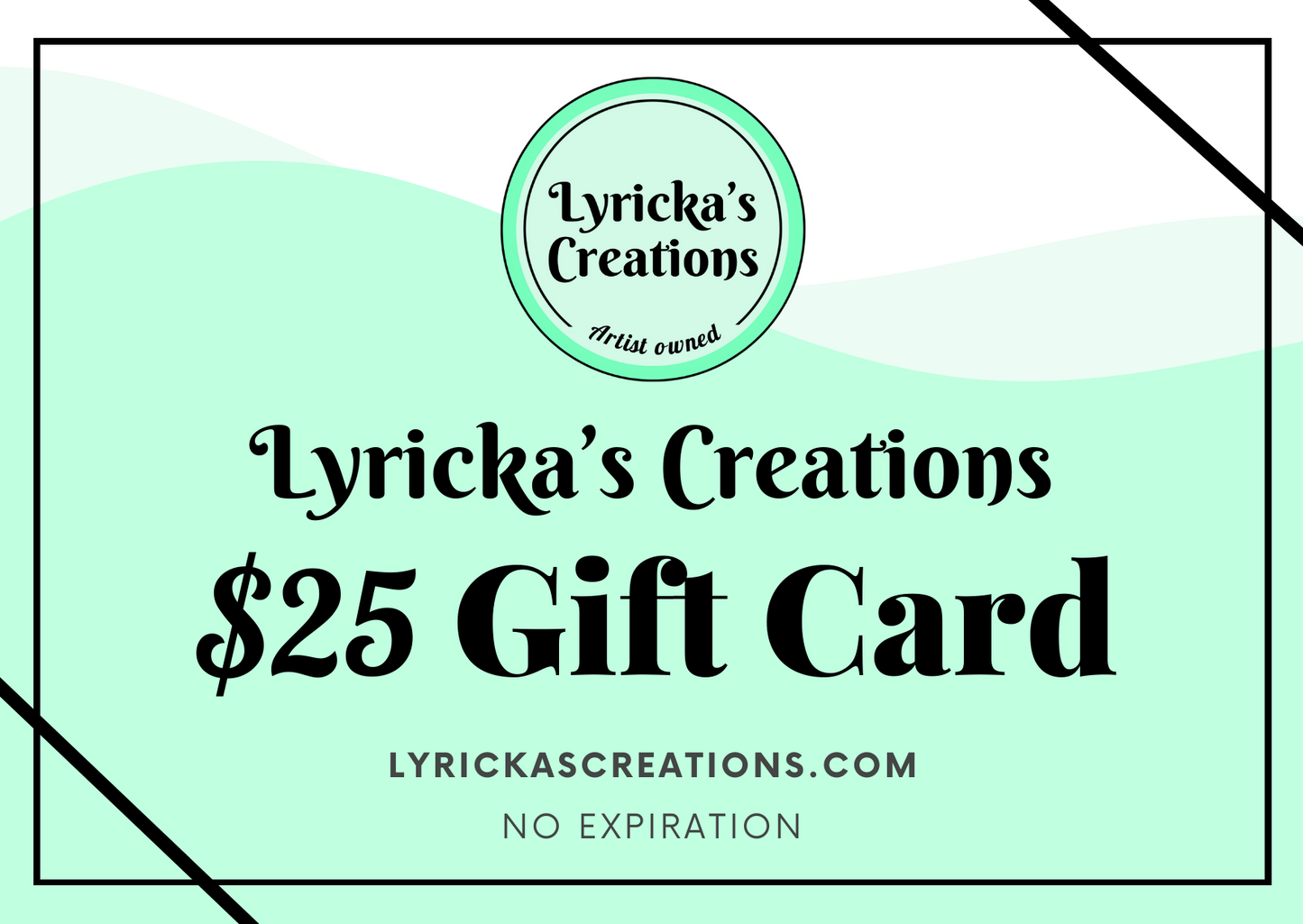 Lyricka's Creations Gift Cards