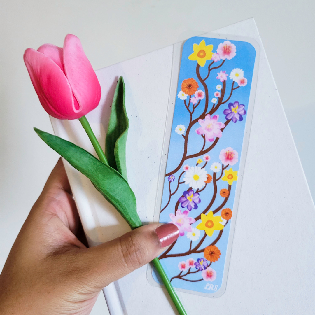 Spring Bloom Bookmark (Illustrated Bookmark)