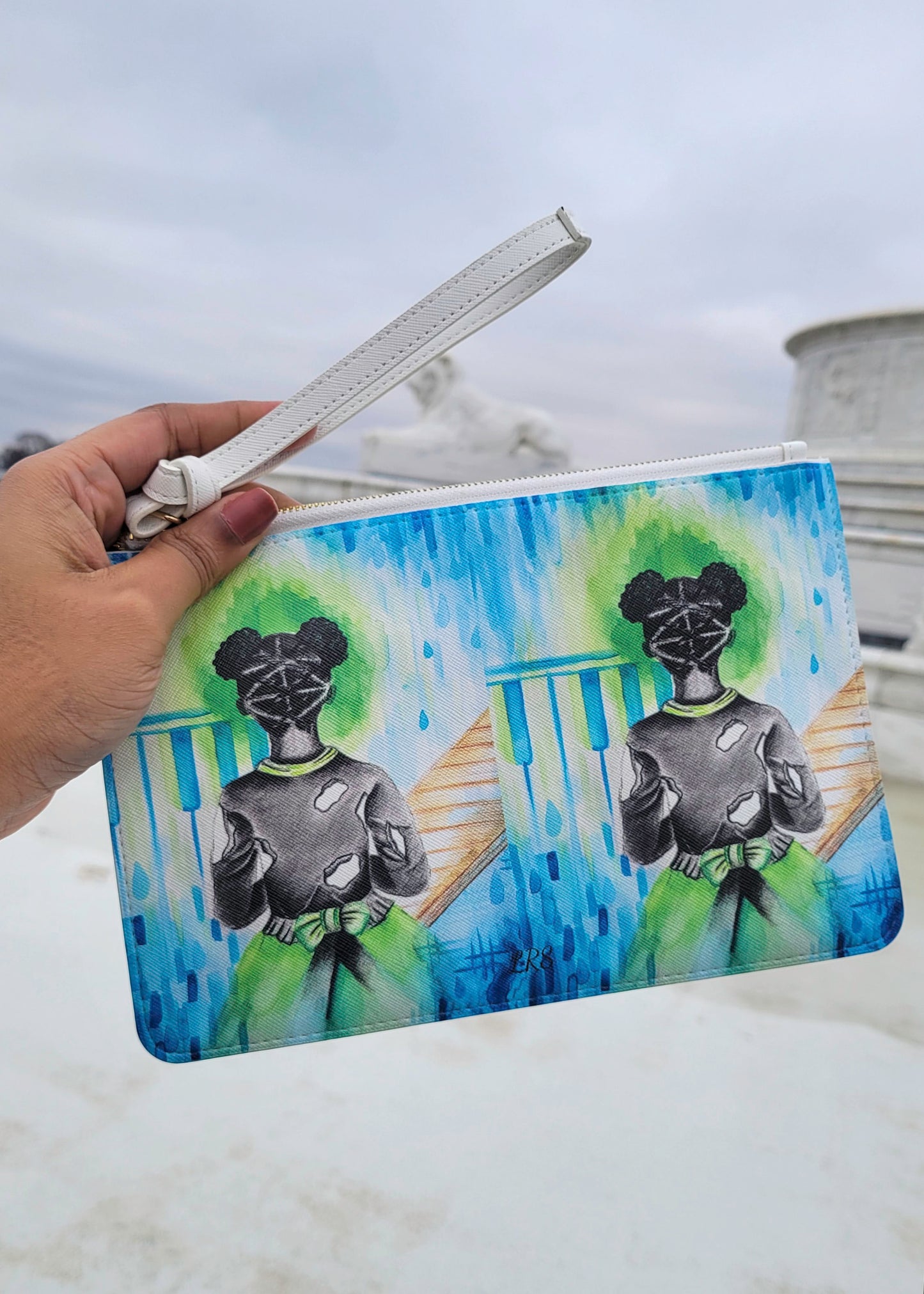 A Hole World Clutch Bag