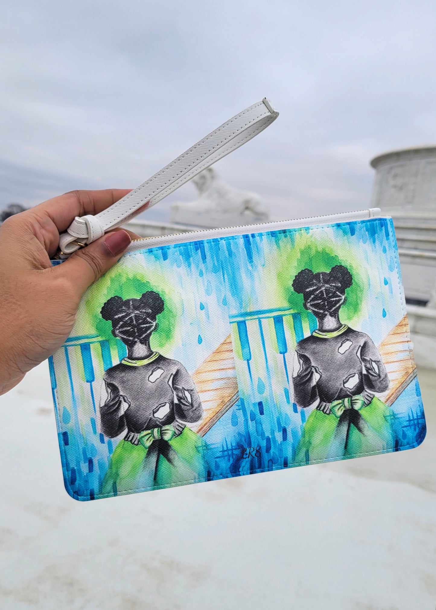 A Hole World Clutch Bag