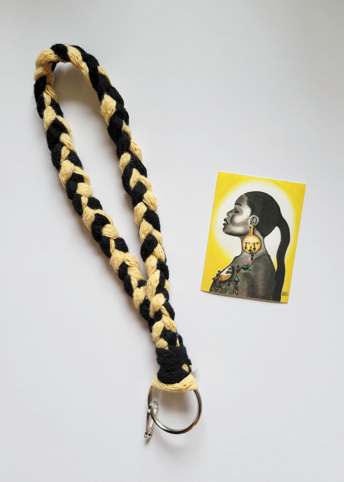Bumbleebee Black and Yellow Wristlet and Sticker Set