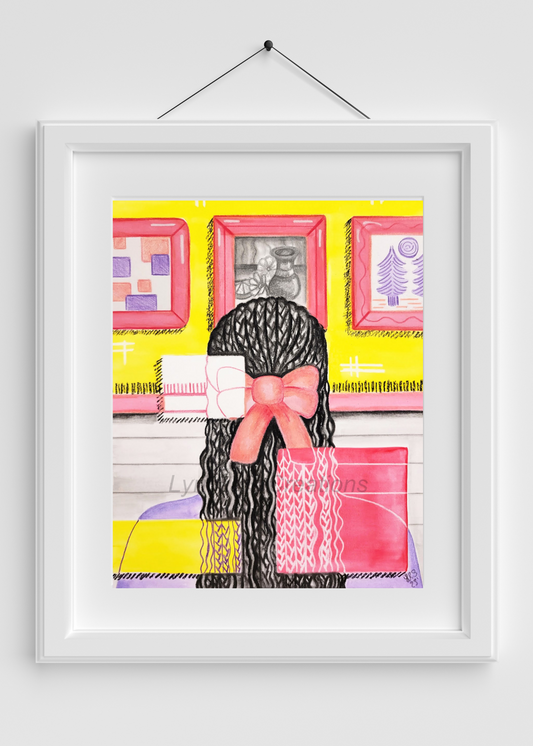 Between Frames (Pink Edition) 8" x 10" Fine Art Print