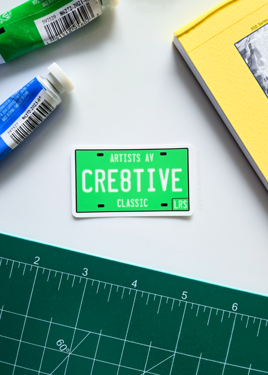 CRE8TIVE (Illustrated Sticker)