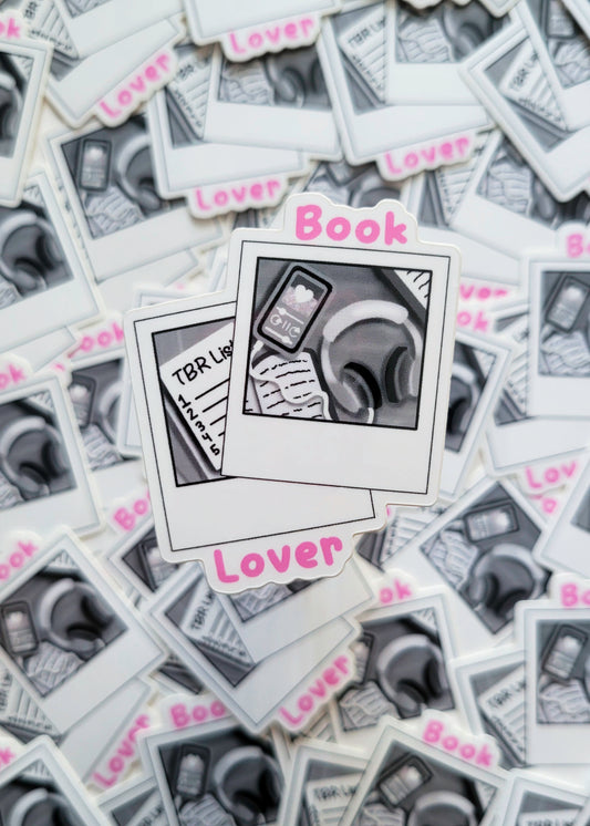 Book Lover (Illustrated Sticker)