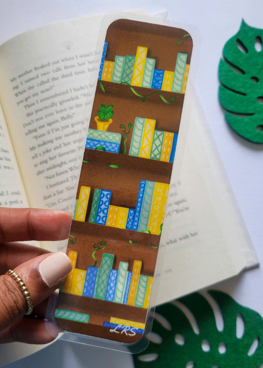 Blooming Bookshelf Bookmark (Illustrated Bookmark)