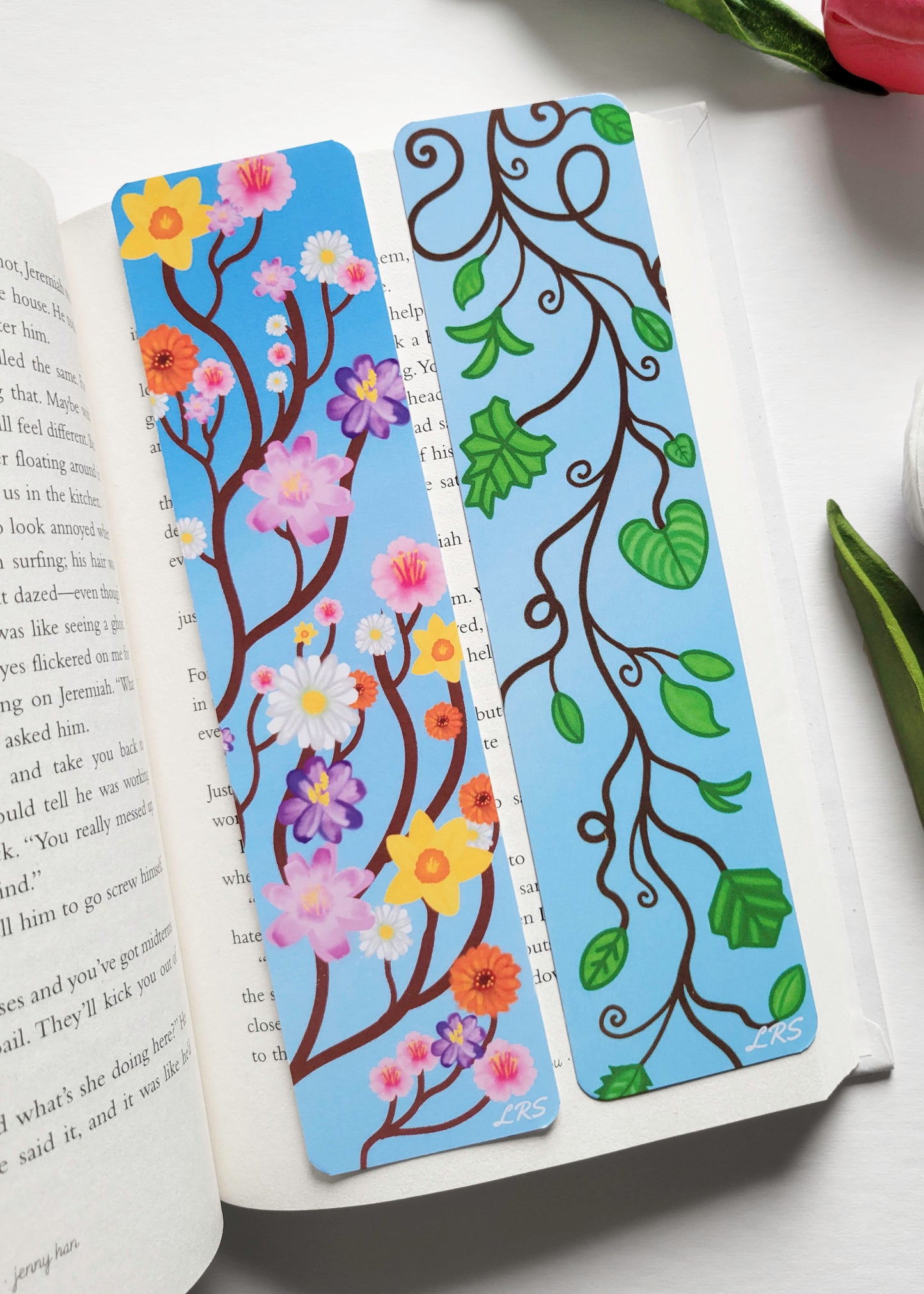 Floral Growth Bookmark Set (2 Pack)