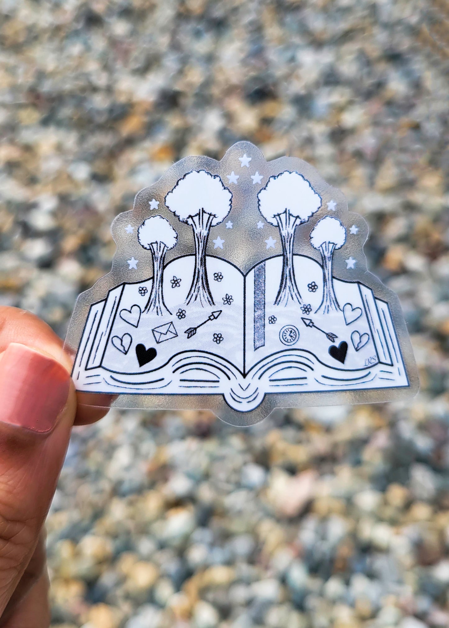 Open Book (Illustrated Sticker)