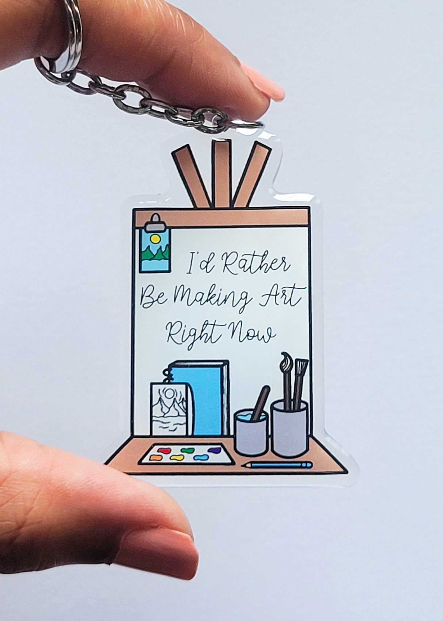 Rather Art Keychain and Sticker Set